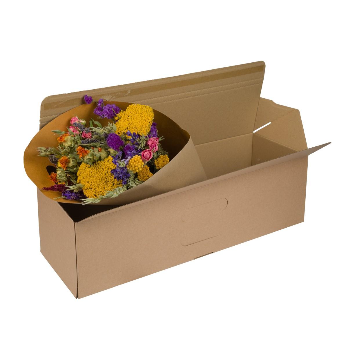 Getrocknete Blumen - Bouquet In Gift Box - Multi - ↕60cm