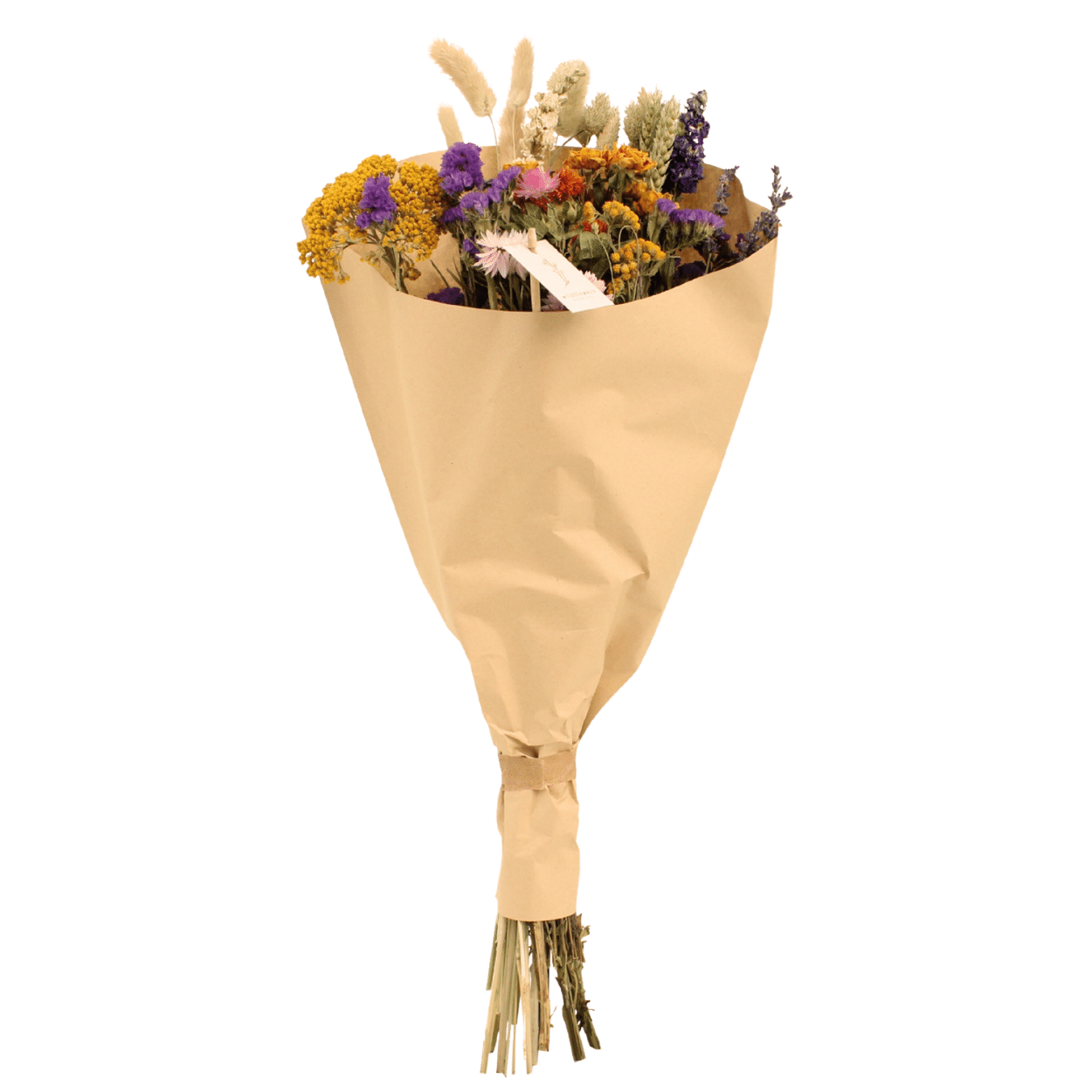 Trockenblumen Feldblumenstrauß Multi - Ø25cm - ↕60cm