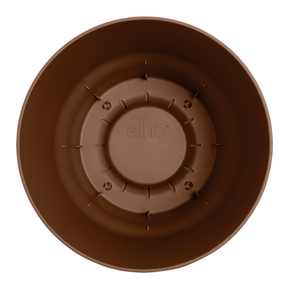 Elho Greenville Round – Brauner Pflanztopf D30