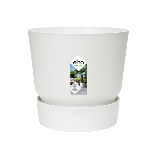 Elho Greenville Round Weißer Pflanztopf 14 cm