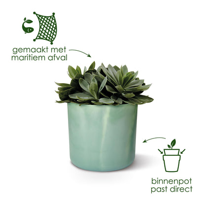 Blumentopf Atlantikblau Ø22cm – Elho Ocean Round
