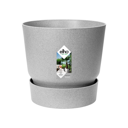 Grauer Pflanztopf 24 cm – Elho Greenville Round