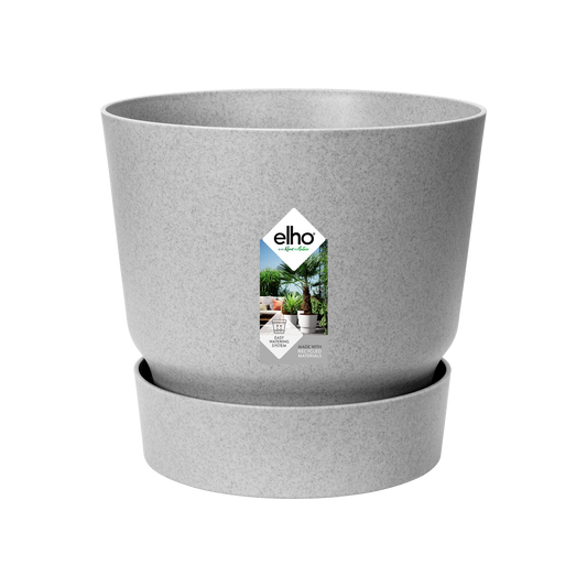 Grauer Pflanztopf 24 cm – Elho Greenville Round