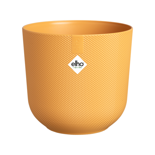 Gelber Elho Jazz Round Pflanztopf Ø19cm für Innen & Außen