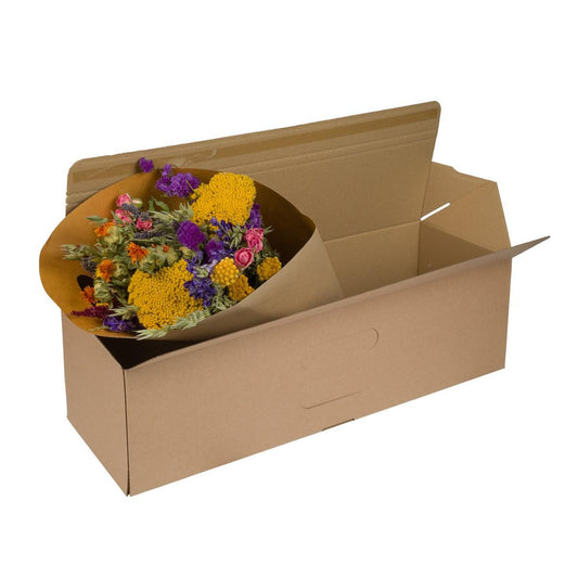 Getrocknete Blumen - Bouquet In Gift Box - Multi - ↕60cm