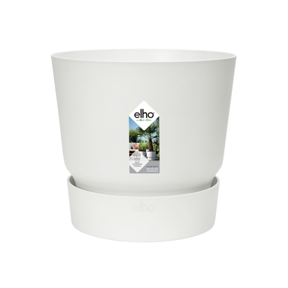 Elho Greenville Pflanztopf Weiß Ø30cm Rund – Modern & Pflegeleicht