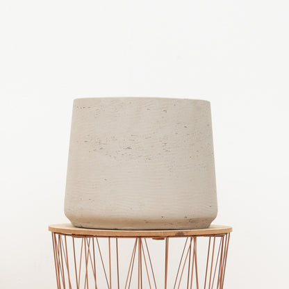 Kugel-Patt Beige Ø56cm – Elegante Zimmerpflanze im Design-Topf