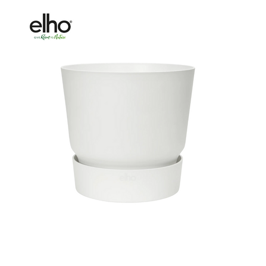 Weißer Pflanztopf Ø 39 cm – Elho Greenville Round