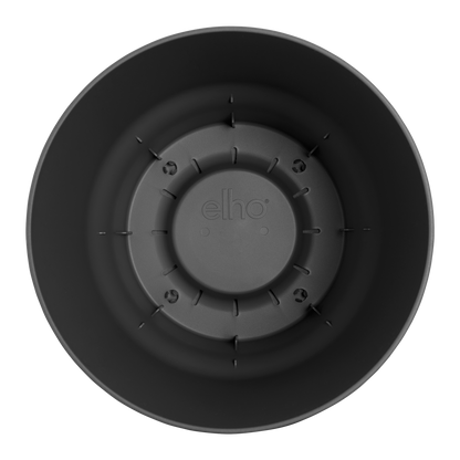 Schwarzer Pflanztopf Elho Greenville Round 18 cm