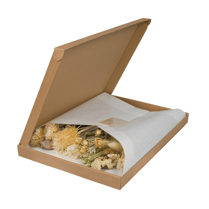 Trockenblumen im Briefkasten  - Natural