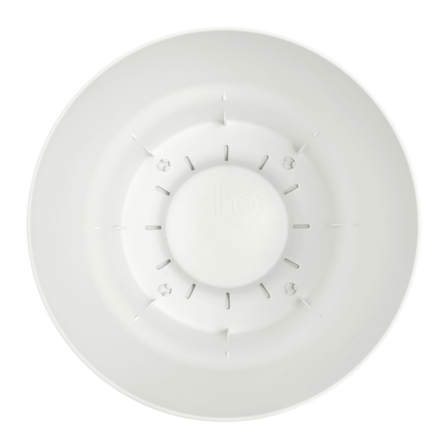 Elho Greenville Round Weißer Pflanztopf 14 cm