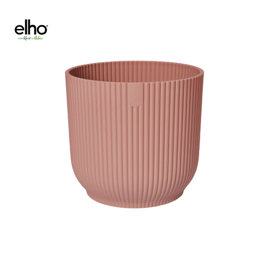 Rosa Übertopf Geriffelt D14 – Elho Vibes Fold Round