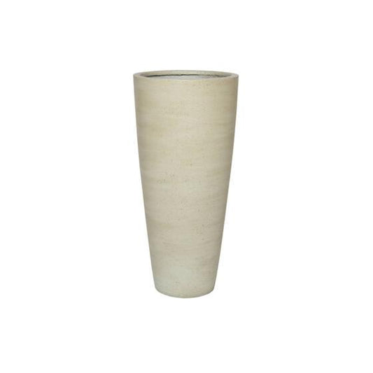 Dax Beige Washed Topf L – Rustikaler Pflanztopf für Stilvolle Pflanzen