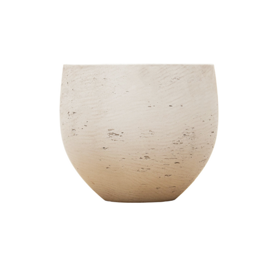 Kugel-Pflanztopf Beige Gewaschen XXS – Ø53 cm