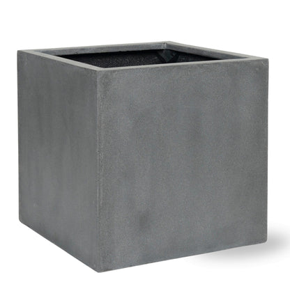 Block Pflanztopf Grau S – 30x30 cm, modern & pflegeleicht