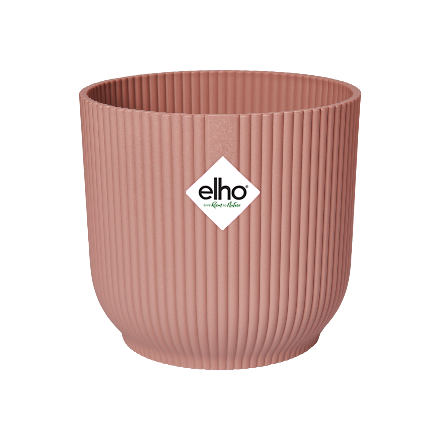 Rosafarbener Pflanztopf 25 cm – Elho Vibes Fold Round