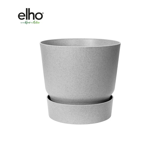 Grauer Pflanztopf 24 cm – Elho Greenville Round