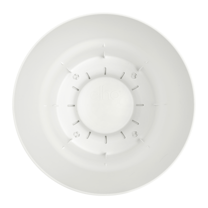 Elho Greenville Pflanztopf Weiß – 18 cm, Innen & Außen