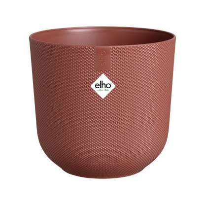 Blumentopf Jazz Round – Toskanisches Rot Ø14 cm