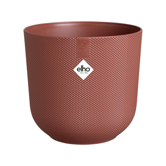 Blumentopf Jazz Round – Toskanisches Rot Ø14 cm