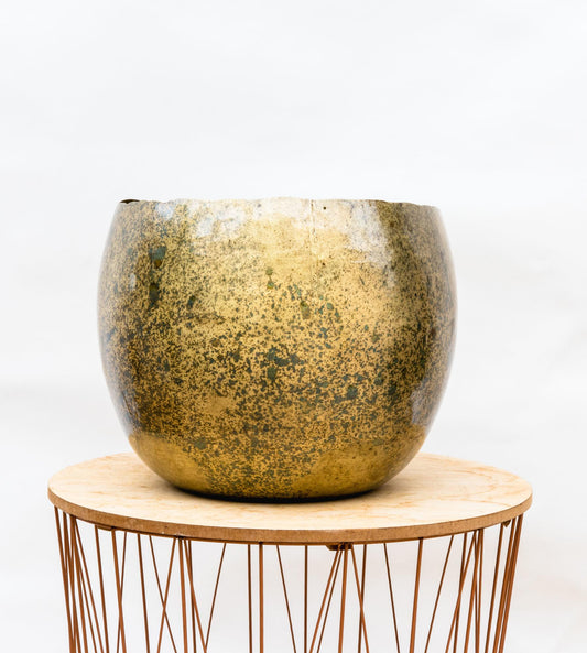 Ellen Brass Pflanztopf – Eleganter Metalltopf 38 cm