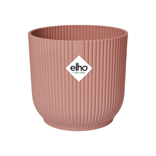 Rosa Übertopf Geriffelt D14 – Elho Vibes Fold Round
