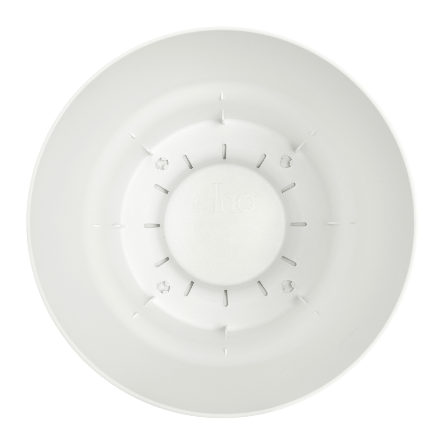 Elho Greenville Pflanztopf Weiß Ø30cm Rund – Modern & Pflegeleicht
