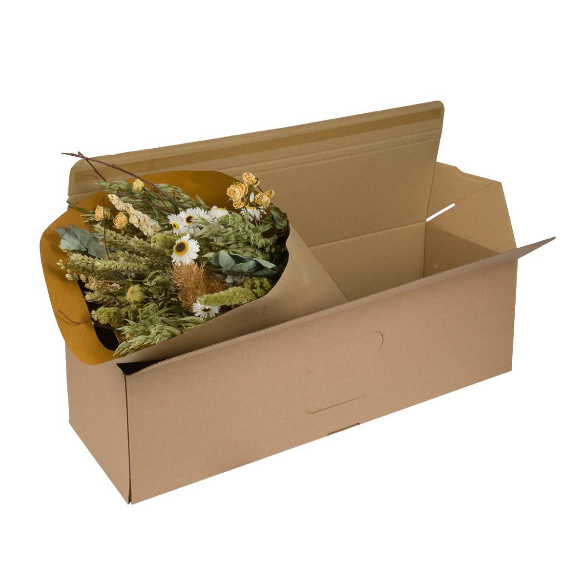 Getrocknete Blumen - Bouquet In Gift Box - Natural - ↕60cm