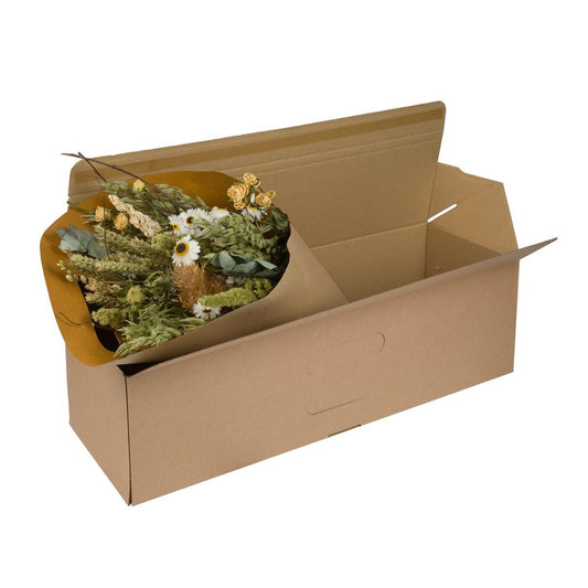 Getrocknete Blumen - Bouquet In Gift Box - Natural - ↕60cm